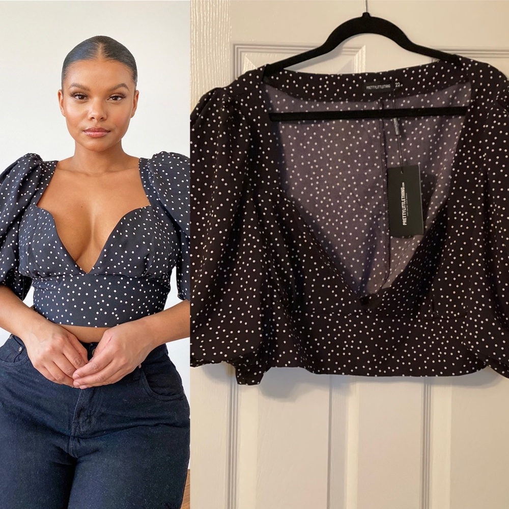 Polka Dot crop top